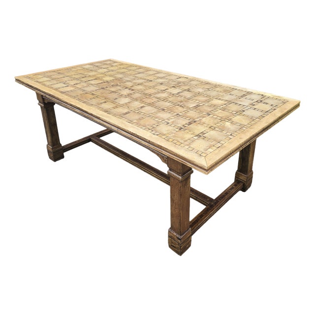 Large French Walnut Refectory Farmhouse Dining Table, 1920s For Sale