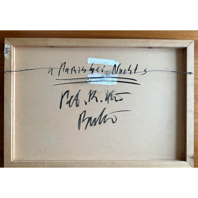 Paint “Paris Nights” Painting by Artist Peter Keil For Sale - Image 7 of 7