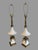 Mid 20th Century Vintage White Milk Glass & Brass Neoclassical Table Lamps Hollywood Regency - a Pair For Sale - Image 5 of 8