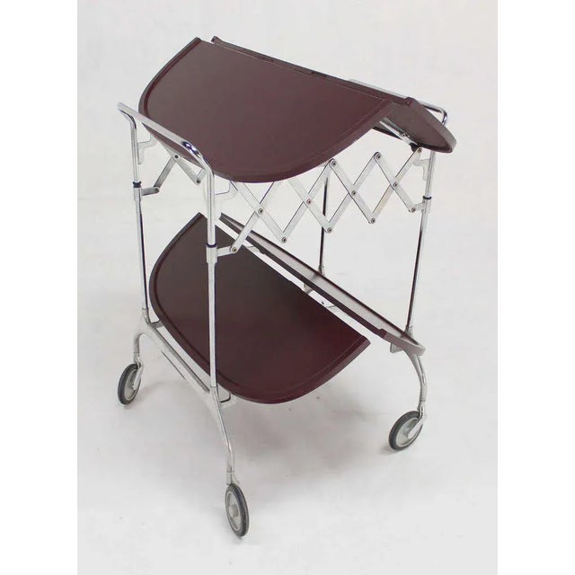 MidCentury Modern Cartel Folding Serving Cart Chairish