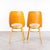 Honey Beech Dining Chairs by Radomir Hoffman for Ton, 1950s, Set of 2 For Sale - Image 6 of 9