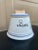 Vintage French “Bone Jour” Blue and White Porcelain Dog Treat Jar For Sale - Image 4 of 12