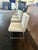 Contemporary Mid‑Century Lucite Base Dining Chairs – Set of 4 Modern Upholstered Cantilever Chairs For Sale - Image 3 of 9