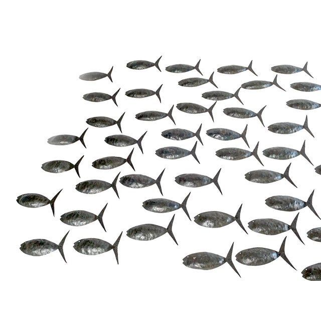 Mid 20th Century Wrought Iron Fish 56 Pieces Chairish