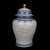 Asian Chinoiser Blue White & Famille Rose Bird‑Peony Lidded General Ginger Jar For Sale - Image 3 of 9