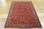 Textile 1920s Red Floral Medallion Antique Persian Bijar Rug 4' 9'' X 7' 2" Knotted Wool Carpet For Sale - Image 7 of 9