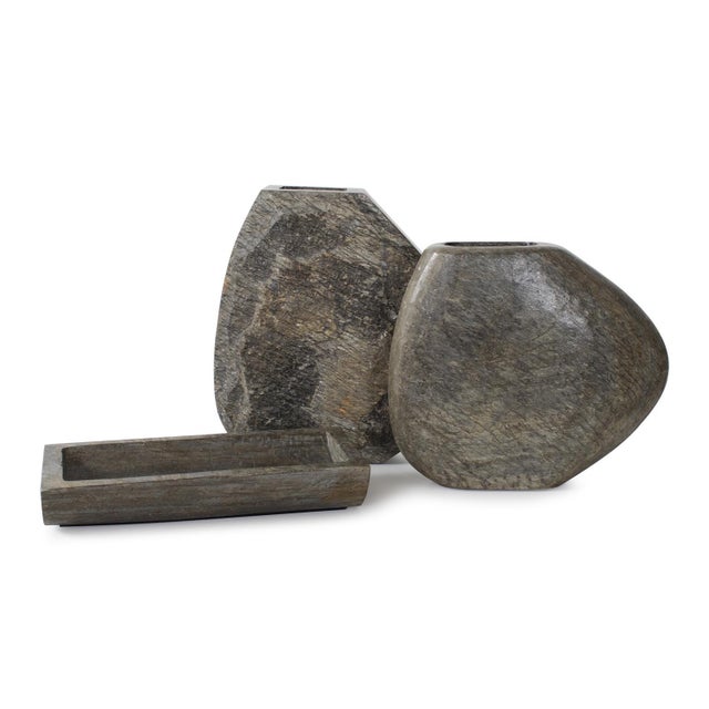 Dinorwic Slate Vase- Short For Sale - Image 9 of 11