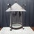 Victorian Antique Cast Iron Gas Lantern Pendant Light, Converted Gas Ceiling Fixture With Glass Shade For Sale - Image 3 of 8