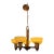 Rejuvenation Hardware Milky Glass Chandelier For Sale