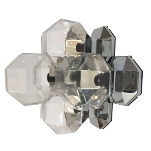 Large Modular Wall or Ceiling Lamp by Motoko Ishii for Staff, 1970s
