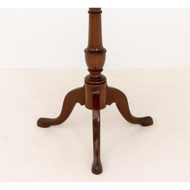 Early 20th Century American Mahogany Tripod Table For Sale - Image 5 of 8