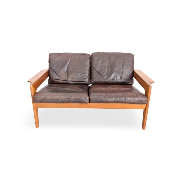 Mid-Century Modern Mid-Century Two-Seater Sofa from Arne Wahl Iversen For Sale - Image 3 of 11