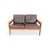 Mid-Century Modern Mid-Century Two-Seater Sofa from Arne Wahl Iversen For Sale - Image 3 of 11