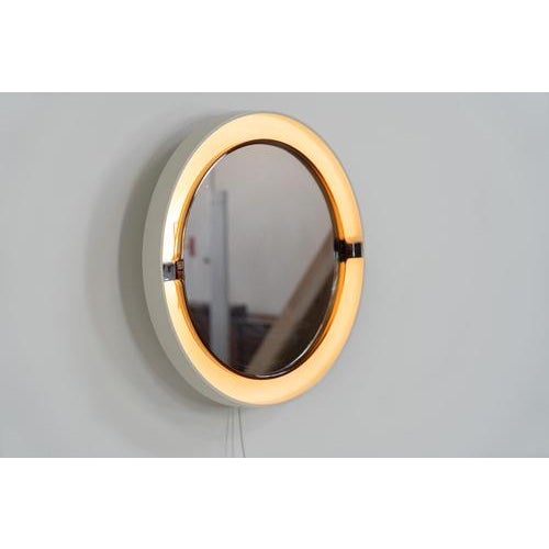 1970s Model A41 Backlit Wall Mirror by Allibert For Sale - Image 5 of 12