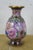 Chinese Brass Cloisonne Enamel Chrysanthemum Bud Vase on Stand 8" For Sale - Image 4 of 13