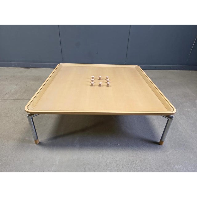 Post Modern Coffee Table with Cork and Glass, 1980s For Sale - Image 9 of 11