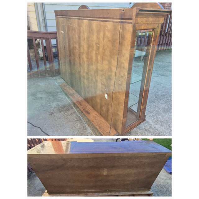 1990s Raymond Sobata for Century Furniture Biedermeier Neoclassical Empire Style China Cabinet For Sale - Image 9 of 17