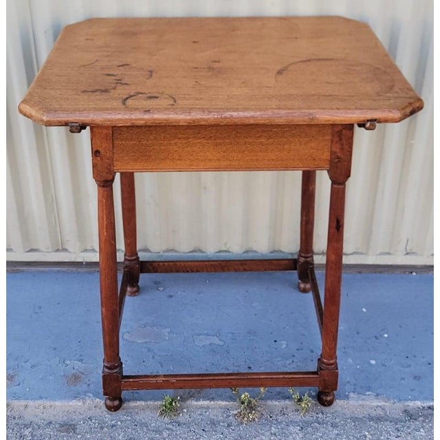 18Thc Tavern Table W/ Drawer For Sale In Los Angeles - Image 6 of 8