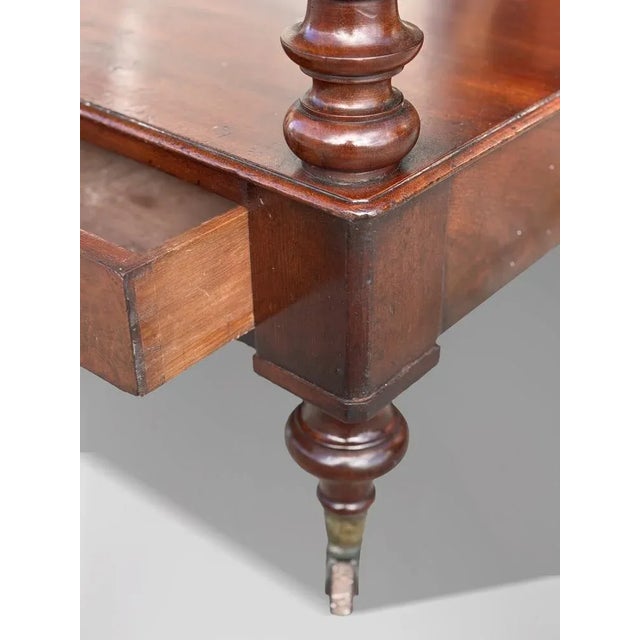Mid 19th Century Antique Victorian Mahogany Dumb Waiter, 1860 For Sale - Image 5 of 13