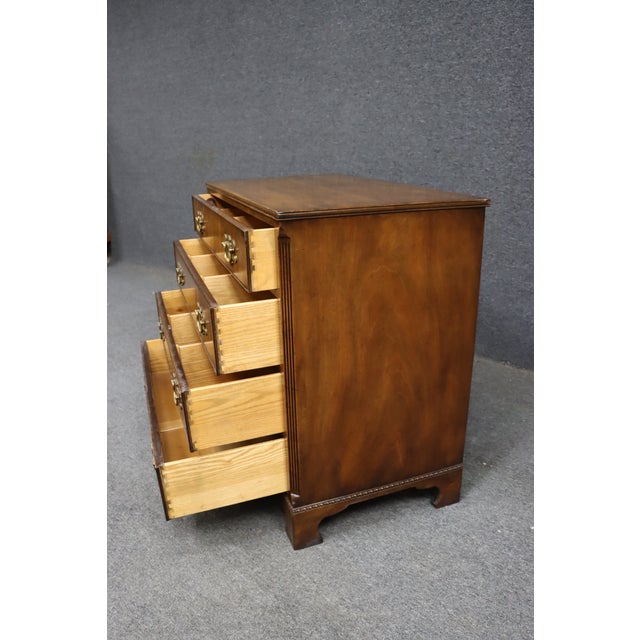 Late 20th Century Kittinger Mahogany Bachelor Chest – Colonial Williamsburg Collection For Sale - Image 11 of 12