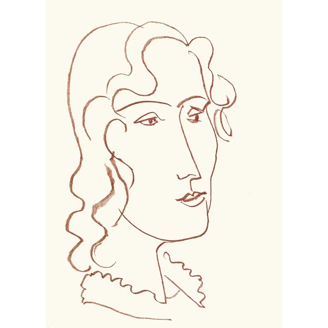 Artist: Henri Matisse (after) Country: France Title: Florilege des amours – Plate 53 Medium: Sanguine lithograph Paper:...