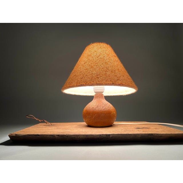 Mid-Century Modern Stone Toj Ceramic Table Lamp from Søholm, Denmark, 1970 For Sale - Image 3 of 6