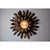1970s Italian Sun Floral Wall Lamp in Gilded Metal, 1970 For Sale - Image 5 of 7
