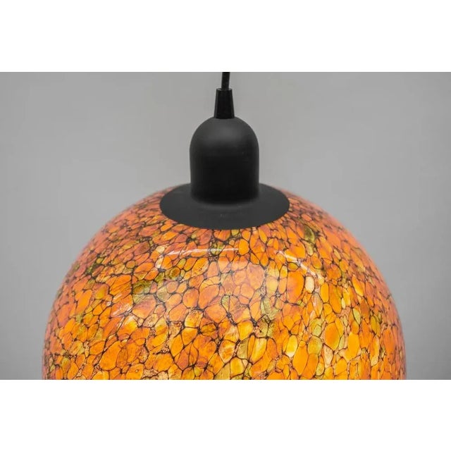 Brown Mid-Century Modern Pendant Lamp from Peill & Putzler, Germany, 1960s For Sale - Image 8 of 9