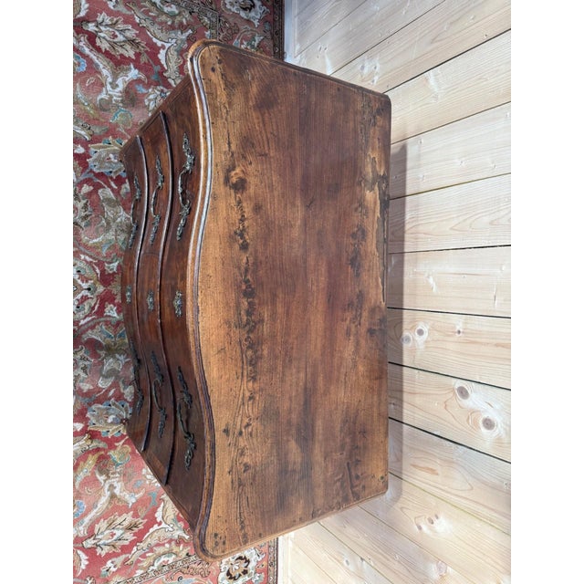 Louis XIV Style Chest of Drawers in Oak For Sale - Image 3 of 8