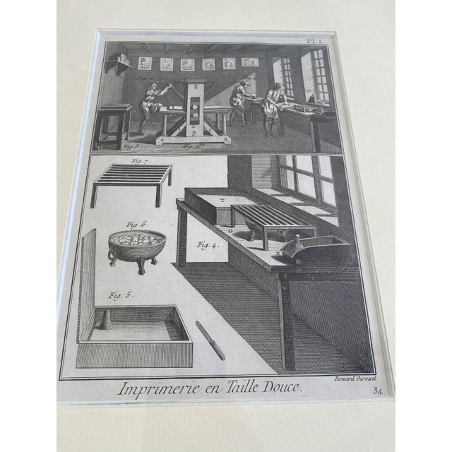 Mid-18th Century Black and White Print on Paper by Renaud Bernard, France For Sale - Image 6 of 15