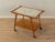 Brown Vintage Serving Trolley, 1950s For Sale - Image 8 of 8