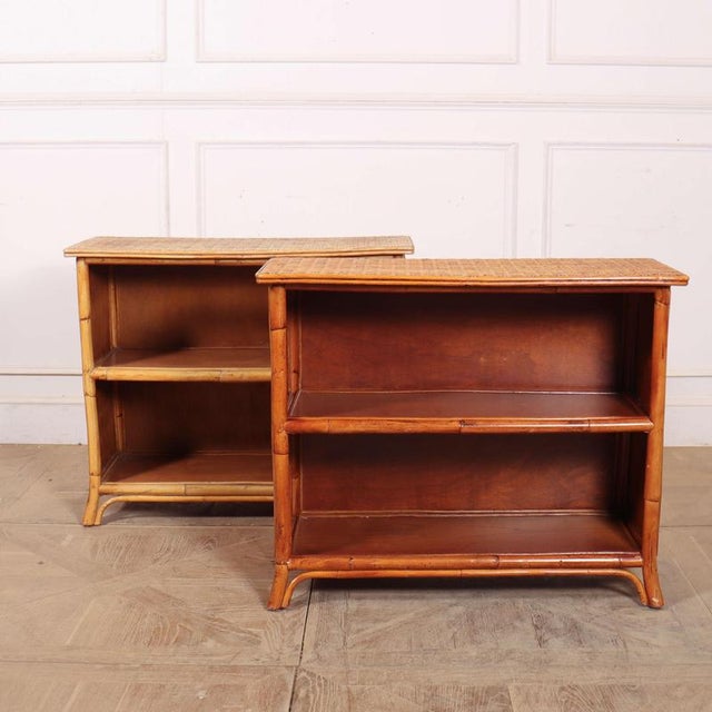 Vintage French Low Bookcases, 1920s, Set of 2 For Sale - Image 16 of 16