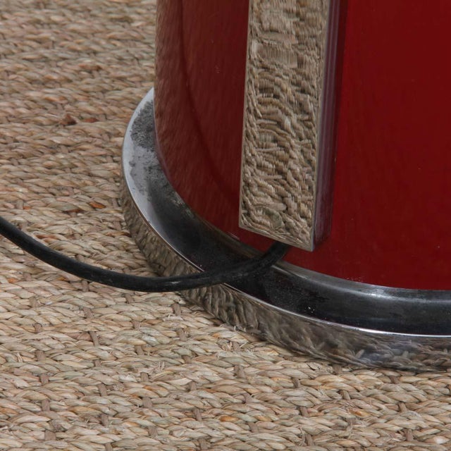 Red Zeus Floor Lamp by Cini Boeri for Gavina, 1970 For Sale - Image 8 of 10