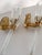 Italian Murano Crystal Glass and Brass Wall Sconces, 1990s, Set of 2 For Sale - Image 13 of 18