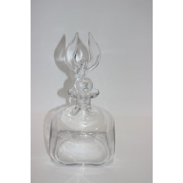Steuben Lloyd Atkins Eagle Decanter Signed For Sale - Image 10 of 12