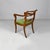 19th Century Italian Armchairs in Green Fabric and Wood, 1930s, Set of 2 For Sale - Image 4 of 18