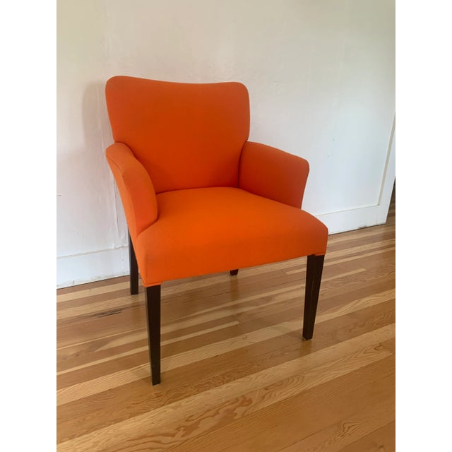 Brueton Brueton Modern Orange Side Chair For Sale - Image 4 of 4