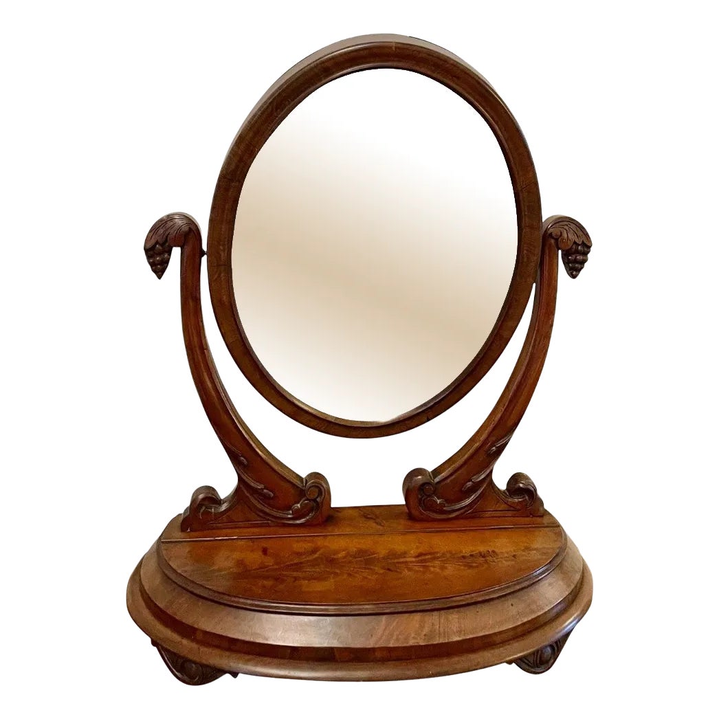 Antique Mahogany Dressing Table Mirror Chairish