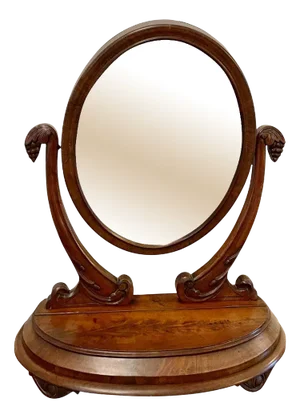 Antique Mahogany Dressing Table Mirror