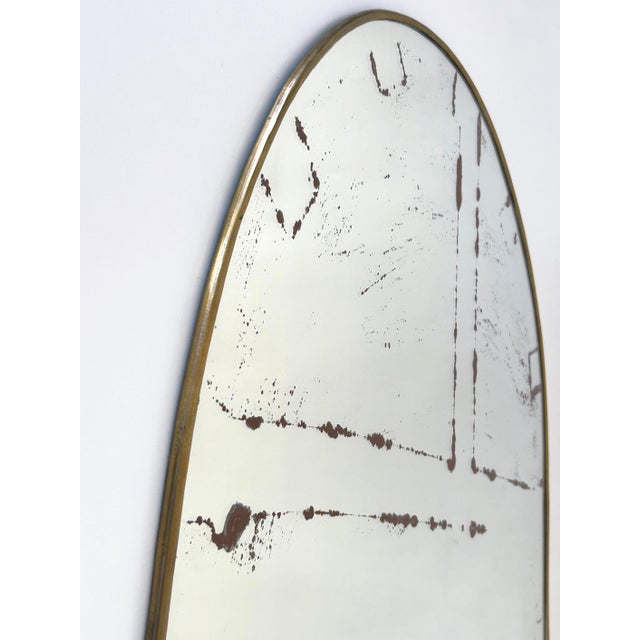 Mid-Century Modern Asymmetric Wall-Mounted Mirror, 1950s For Sale - Image 13 of 18