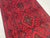 Extra-Long Red and Navy Tribal Medallion Runner Rug, 2'7" X 19'1" For Sale - Image 6 of 16