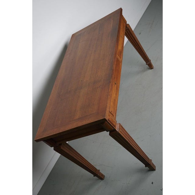 Louis XVI French Walnut Writing Desk, 1920s For Sale - Image 9 of 16