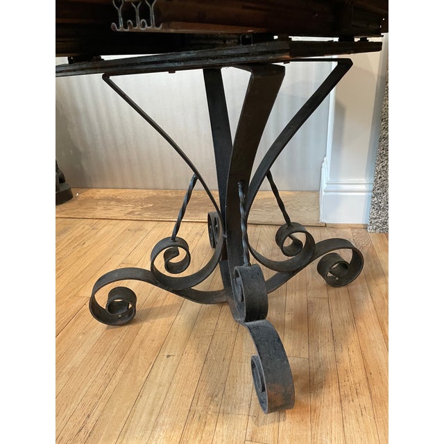 Brutalist 1960s Spectacular Brutalist Mid Century Inlaid Tile Dining Table For Sale - Image 3 of 7