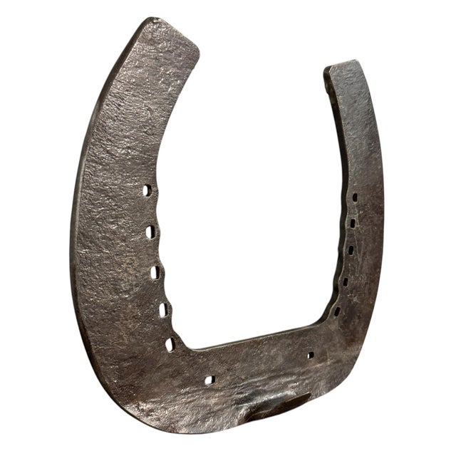 Rather Large Early 20th Century Shire Horseshoe Hook For Sale - Image 4 of 10