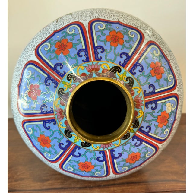 Pair of 1930s Mirror Opposite Cloisonne Vases Chairish