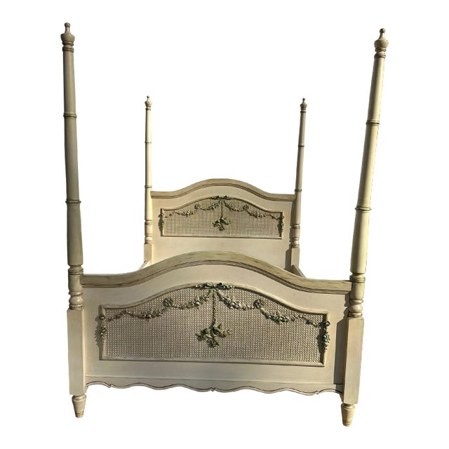 A F K French Queen Size Cherubini Bed For Sale