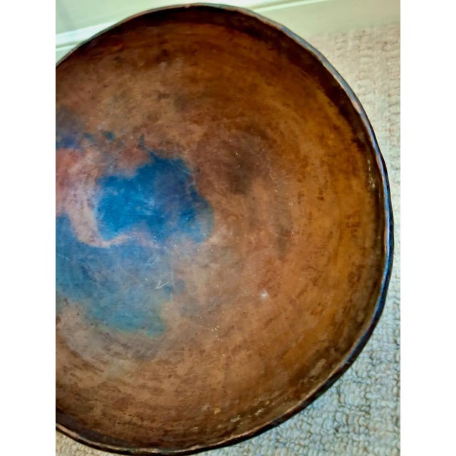 Ceramic Papua New Guinea Kamana Sago Incised Ceramic Bowl For Sale - Image 7 of 7