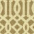Sample - Schumacher Imperial Trellis Fabric in Natural/Coffee For Sale