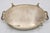 Vintage Silver Plate Footed Tray With Gallery For Sale - Image 10 of 12