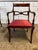 Antique Regency Style Mahogany Upholstered Seat Dining Chairs- Set of 6 For Sale - Image 9 of 11